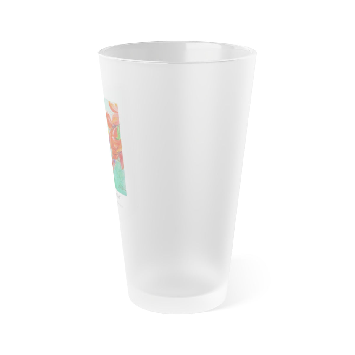 Frosted Pint Glass, 16oz