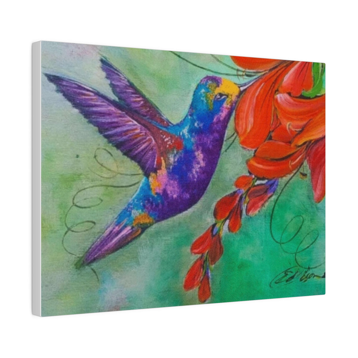 Finding Nectar by Edison Liburd - Matte Canvas, Stretched, 0.75"