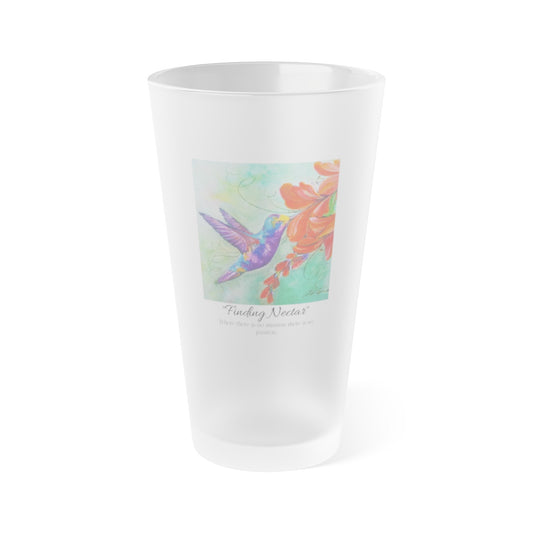 Frosted Pint Glass, 16oz